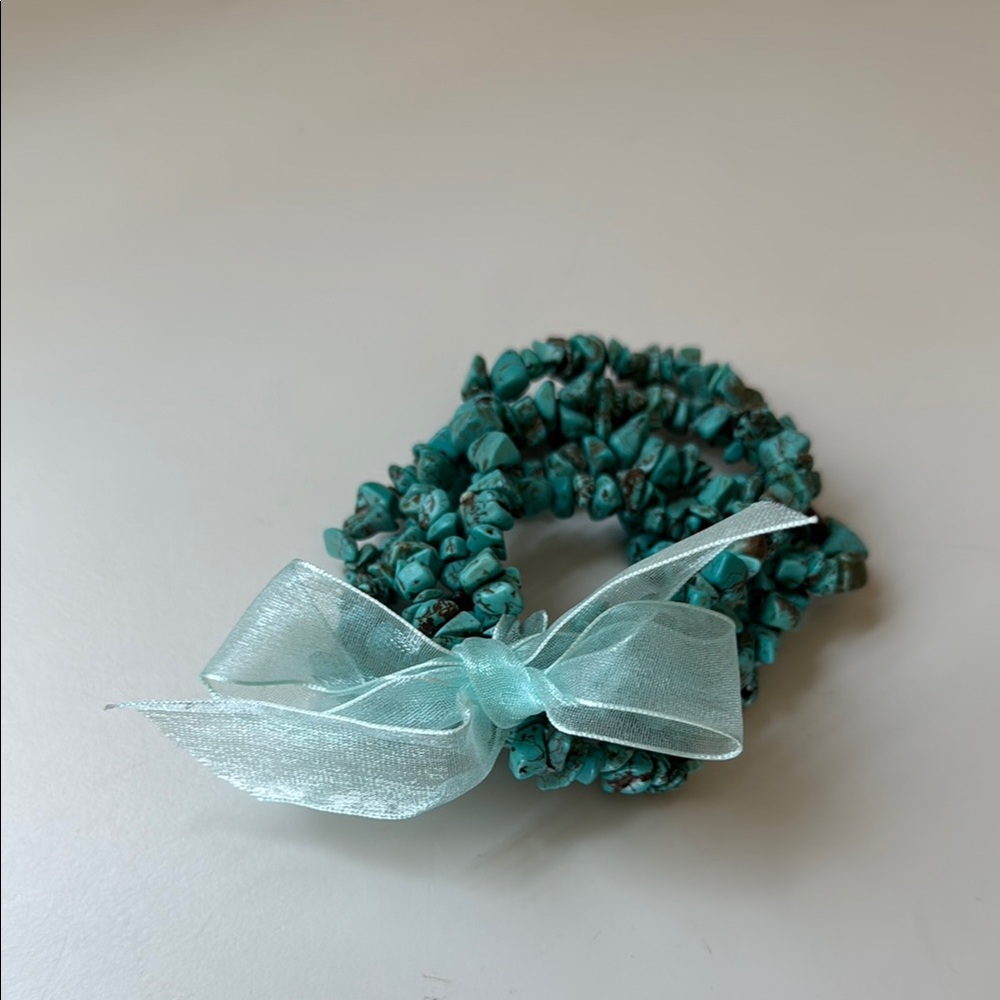 Turquoise Beaded Bracelet Set